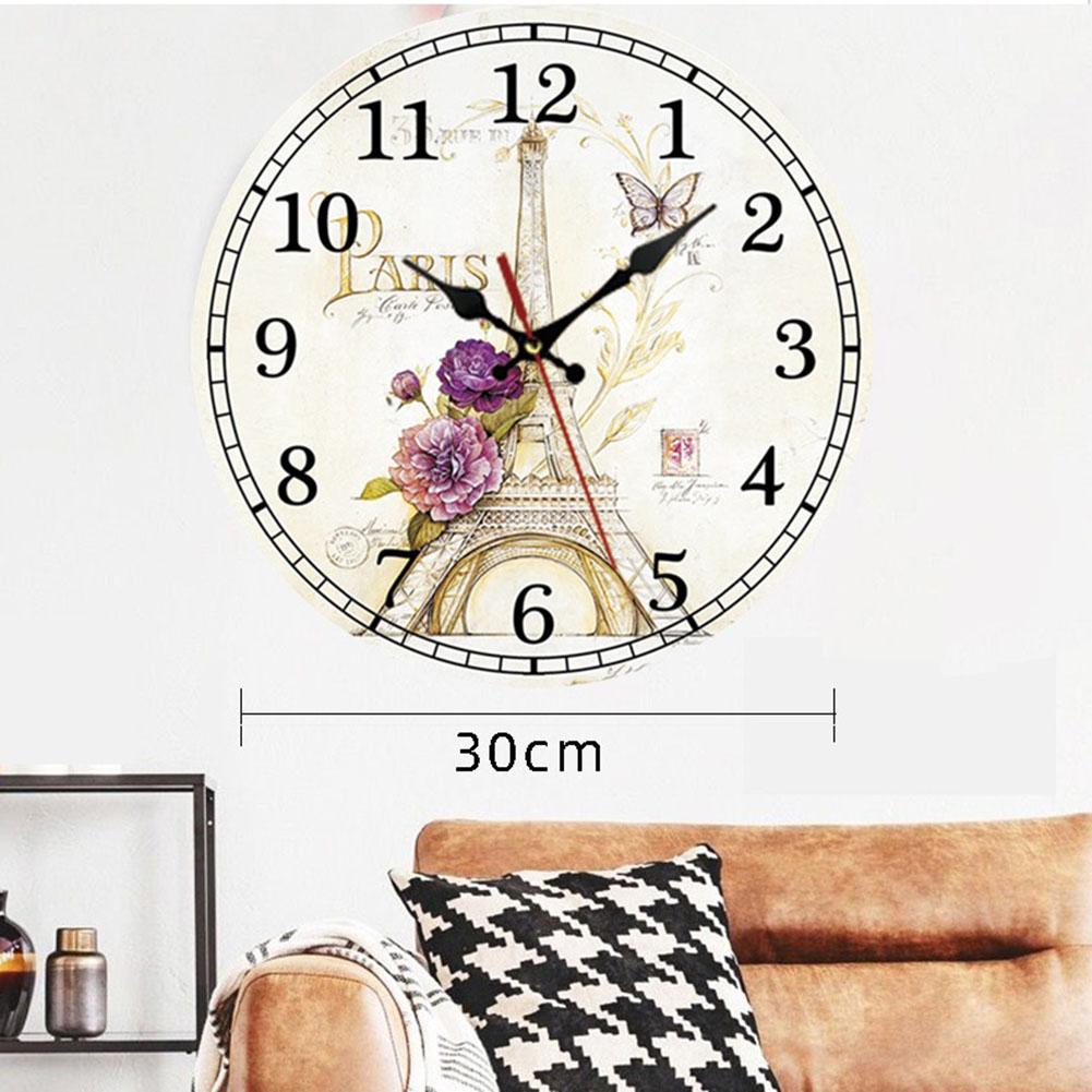 Wall Mounted Creat Wooden Clock Wood Carfts Design