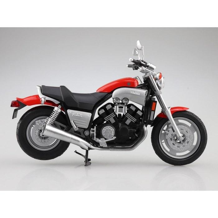 Aoshima SkyNet 1/12 Yamaha Vmax Finished Bike - Fire Red
