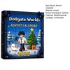 2025 Christmas Countdown Calendar 24 Days Advent Calendar Doll's Door World Acrylic Ornament Fun Holiday Decor for Tree Kids' Room