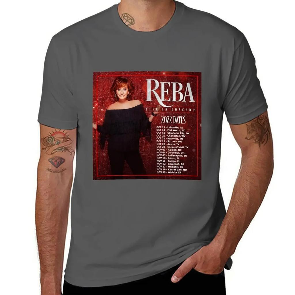 Reba Tour 2022 - 2023 Locations and Dates T-Shirt tees Aesthetic clothing mens t shirts casual stylish