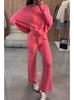 New Fall Collection Elegant Off-the-Shoulder Casual Two-Piece Set for Women
