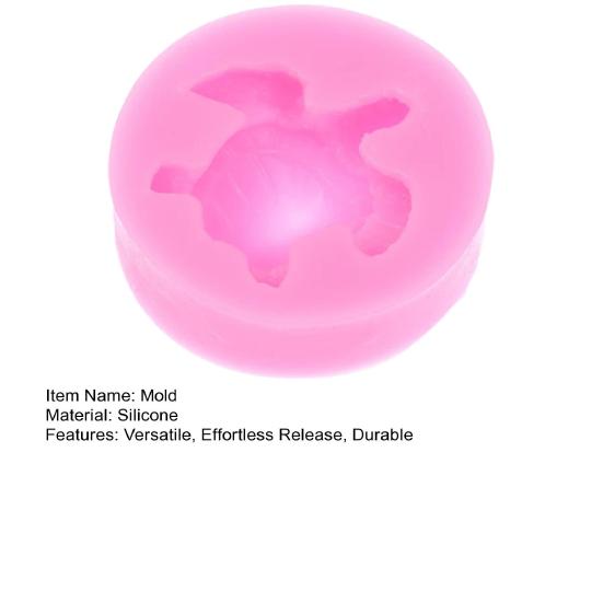 Turtle Shaped Silicone Mold Food for Jello Pudding Grade Heat Resistant Mold Herbal Dessert BPA-Free Easy