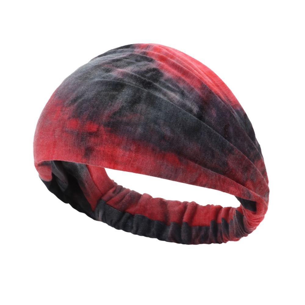 Cotton Yoga Headband Face Washing Fitness Elastic Headband Simple Tie Dye Headbands Girls