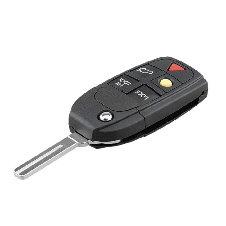 Versatile 5 Button Remote Key Holder Trendy 5 Key Folding Key Case for Vehicle