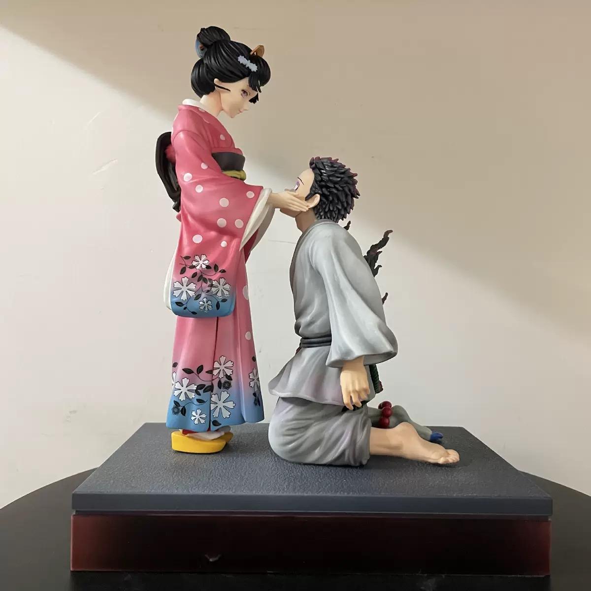 

10.43in/26.5cm Anime Demon Slayer Figure Akaza Koyuki Action Figures Pvc Statue Desktop Ornamen Collection Model Toys Gifts