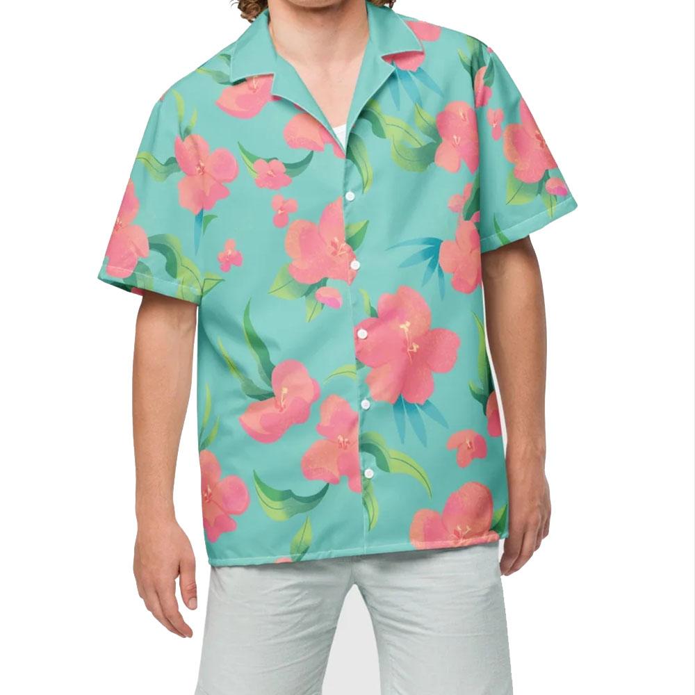 KPop Demon Hunters Abby Saja Boys Button Up Shirt Short Sleeve 3D Print Shirts Men's Beach Hawaiian Island Style Retro Casual Tops