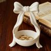 Bow Jewelry Tray Decorative Bow Knot Key Dish Tray Resin Jewelry Dish Tray Rings Earrings Holder Trinket Dish Gift for Mom Friend Wife Sister