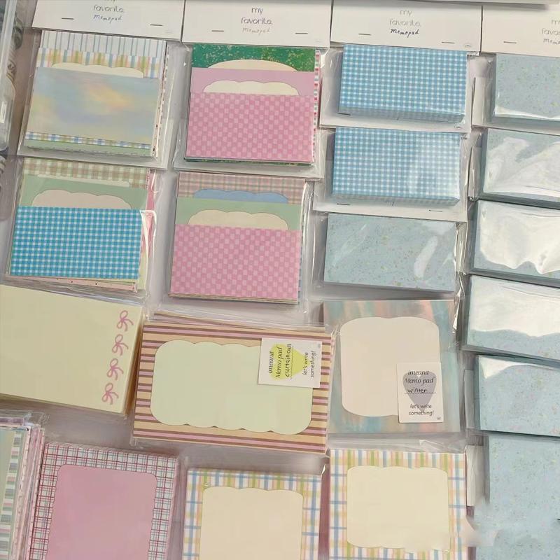 Random material paper or memo pad 500g (8-12pack) inviscid Loose leaf paper Background paper Scrapbooking Set Surprise gift