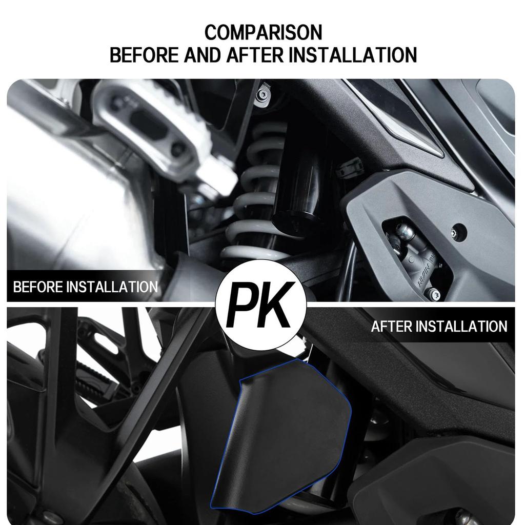 MAORANG Rear Wheel Mudguard Splash Guard Cover Motorcycle Extension Fender for R1300GS R 1300 GS R1300 GS ADV 2023 2024 Motorcycle Accessories [Used]