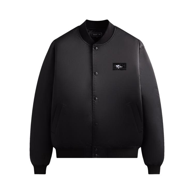 

Kith Для Peanuts атласный бомбер черный мужской верхняя одежда KHM010889-001 M