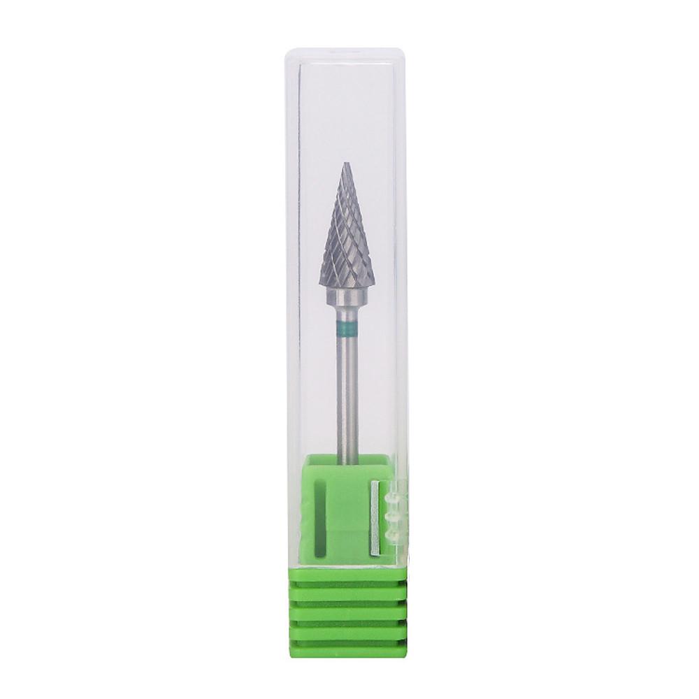 1PC Green Nano Coated Carbide Nail Drill Bit Gel Remove Polishing