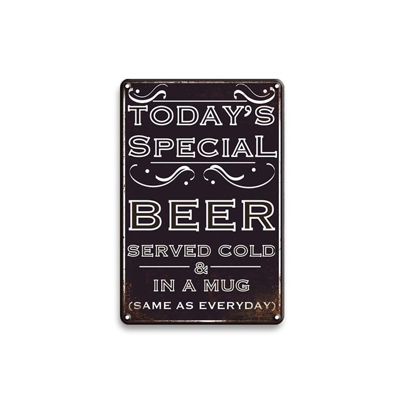INEED Decor Retro Alcohol Beer Brand Metal Sign Vintage Tin Plate Wall Poster Home Decorative For Bar Club Man Cave Wall Decor