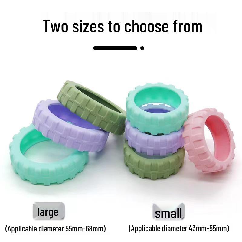 Silicone Protective Cover for Silent, Shock-Absorbing Suitcase Wheels
