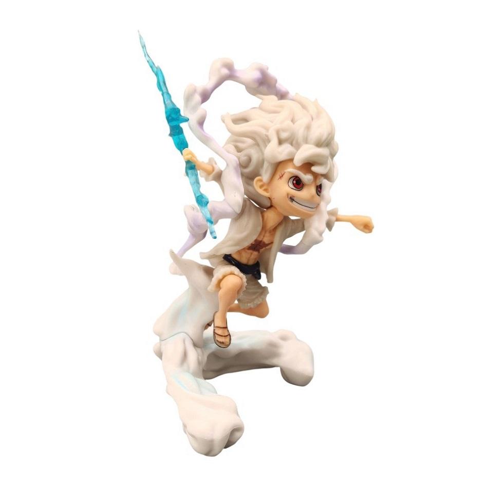 15cm One Piece Anime Figure Five Gear Nica Lightning Monkey D Luffy Action Figure PVC Statue Model Collection Toys Birthday Gift
