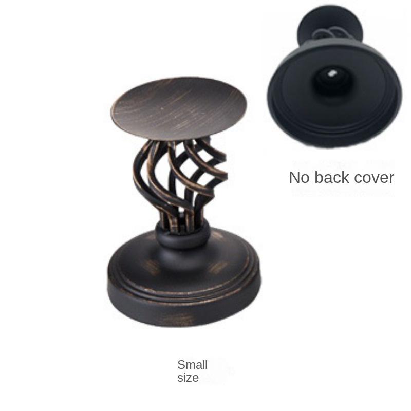 

American Retro Candlestick Ornament Hollowed Out Black Valentine s Day Table Wedding Candlelight Dinner Prop Decoration Cup