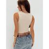 Women Y2k Sexy Casual Square Neck Slim Fit Sleeveless Cropped Tank Top