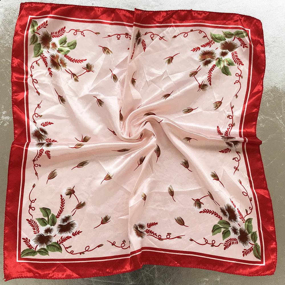 Gift-Giving Bags, Korean Jewelry, Satin Imitation Silk, Small Square Scarf, Silk Scarf, Hand Scarf, Headscarf, Medium Square Scarf Manufacturer