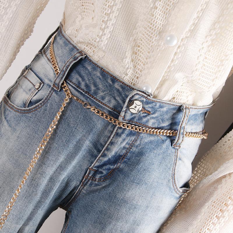 Ladies waist chain with skirt jacket sweater decorative belt trendy ins trouser chain versatile accessories chain belt