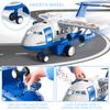 Airplane Model Car Aircraft Rail tracks car Miniature Planes Children's Toys indoor Games Vehicle Toy Christmas for Boys Girls