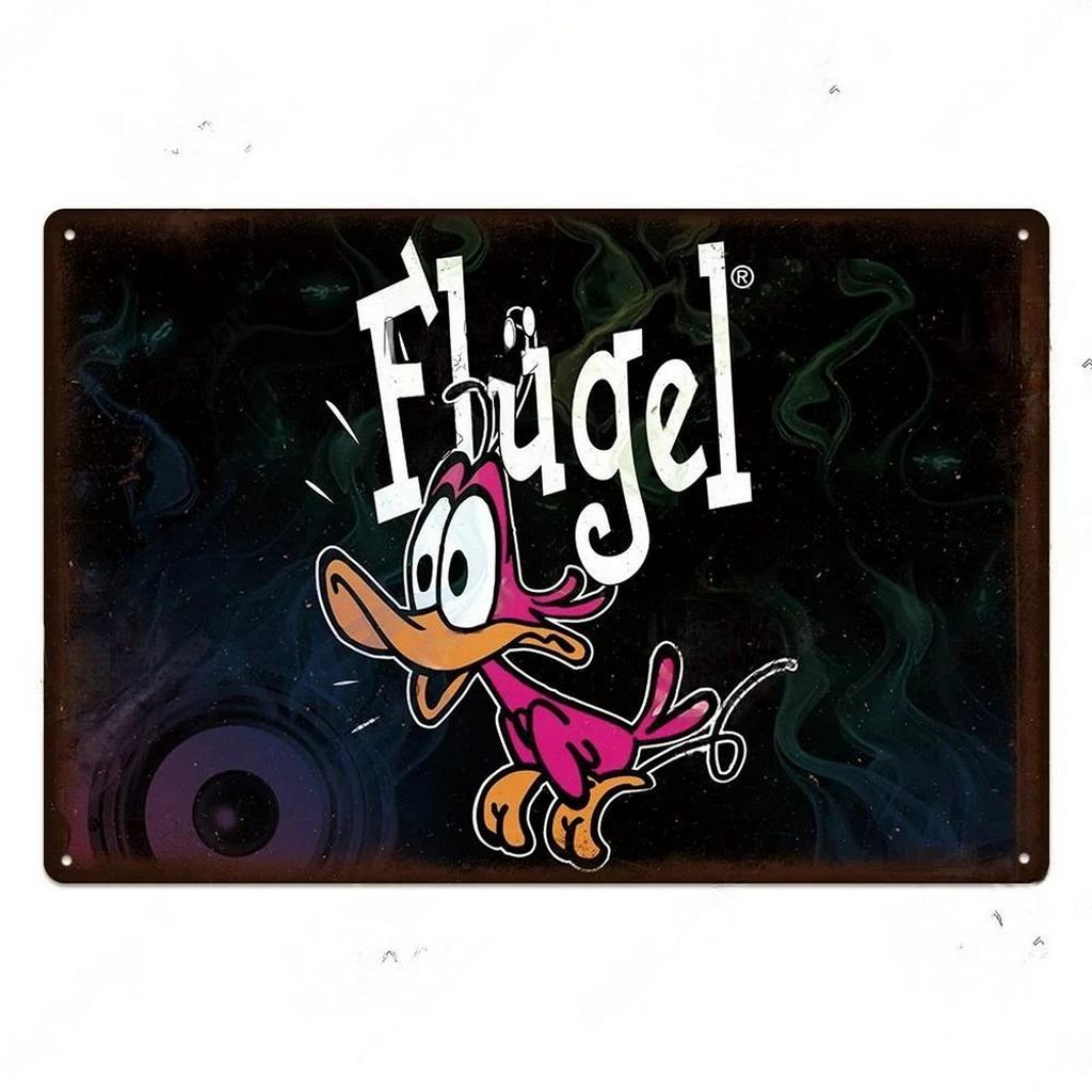 Metal Tin Signs Flugel Drinking Wall Decoration Plaque Vintage Art Poster Iron Painting for Man Cave Home Cafe Garden Club Bar