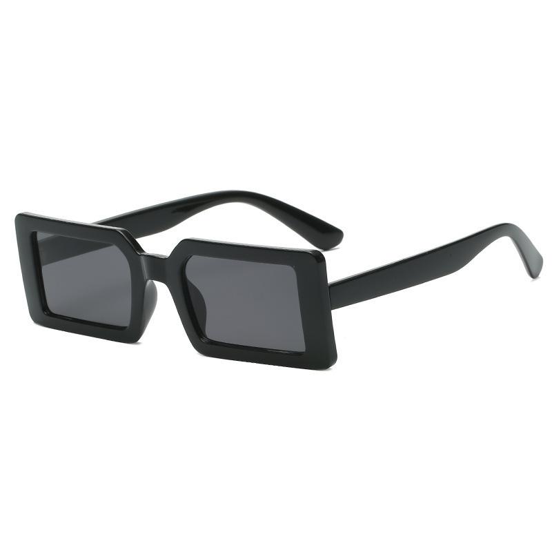 Wind Rectangular Small Square Sunglasses Men'S And Women'S Fashion Street Shooting Popular Sunglasses