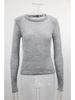 Autumn/Winter Solid Color Women's Hollow Knit Sweater - Casual Long-Sleeved Top