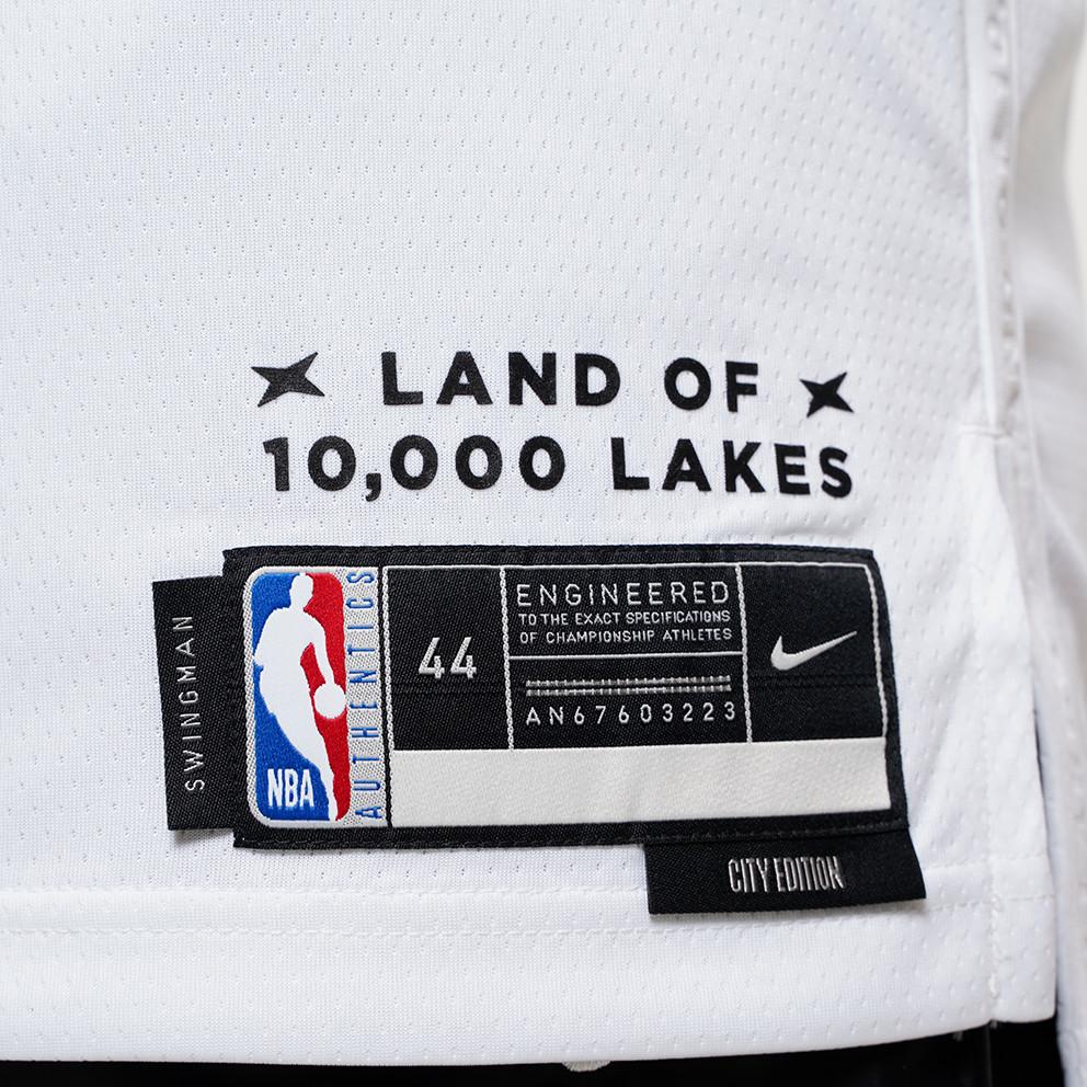 Nike Edwards Timberwolves 24-25 City Edition SW Basketball Jersey Unisex Jerseys White FQ4350-100