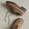 Men Casual Leather Shoes Comfortable Non Slip Walking Footwear for Business Commuting Driving Travel and Daily Wear