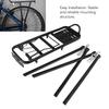 Rear Bike Rack Cargo Rack 154lb Load Aluminium Alloy Touring Carrier for V Brake Disc Brake MTB Road Bikes Folding Bikes