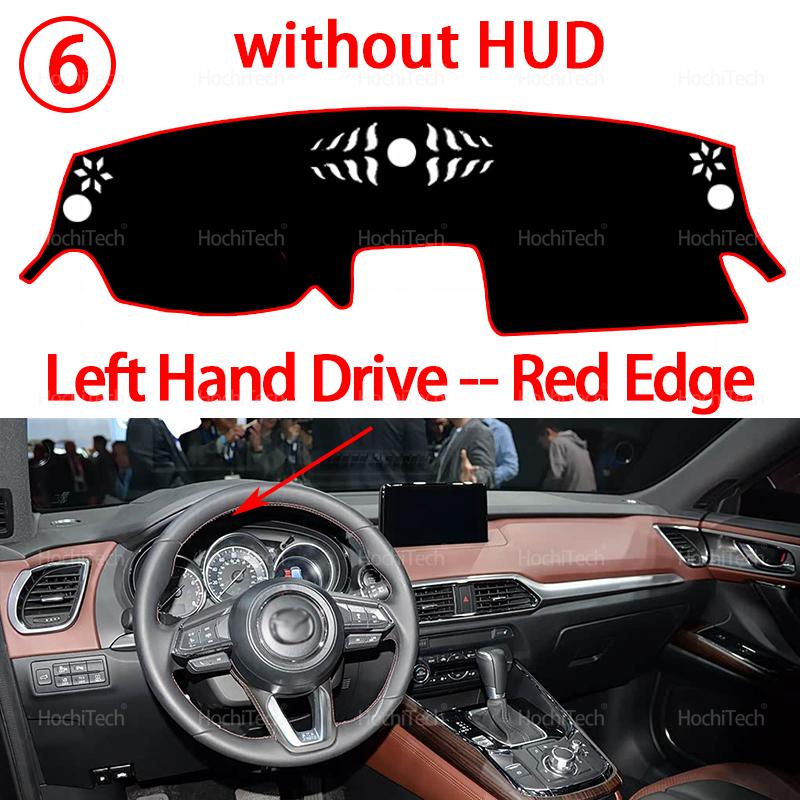 Dashboard Cover Pad Car Liner Anti-UV Mat Sunshade Dashmat Carpet Dash for Mazda CX-9 CX9 CX 9 Second Generation TC 2016-2022