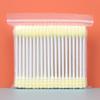 100-Pack Double-Ended Cotton Swabs: Colored, Disposable, Multi-Functional Beauty & Cleaning Tools