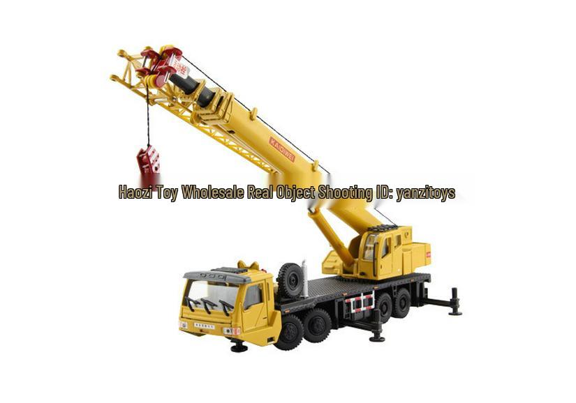 Alloy Engineering Vehicle Heavy-Duty Crane Toy Model (KDW 625011)