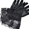 Wedding Party Summer Lace Fabric Sunscreen Gloves Bridal Gloves Mittens Jacquard Gloves