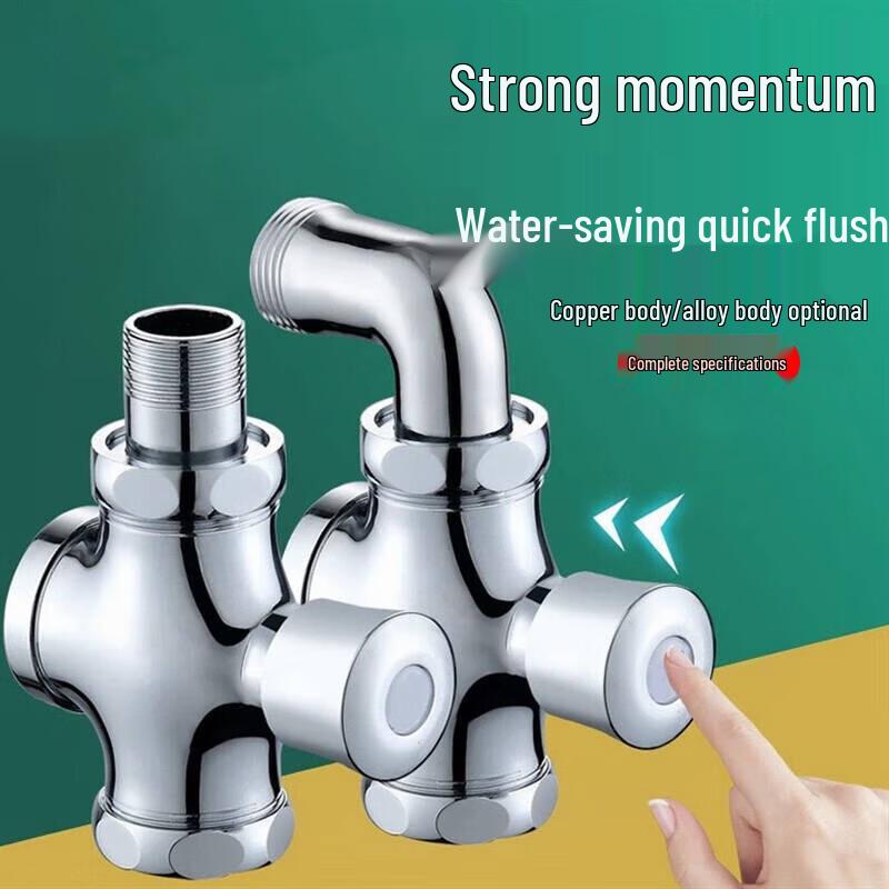LT335 Manual Press Self-Closing Brass Flush Valve