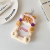 Plush Cat Animal Card Holder Kpop Idol Photo Display Keychain