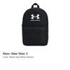Under Armour Polyester Backpack Regular Unisex Black & White 1380476001