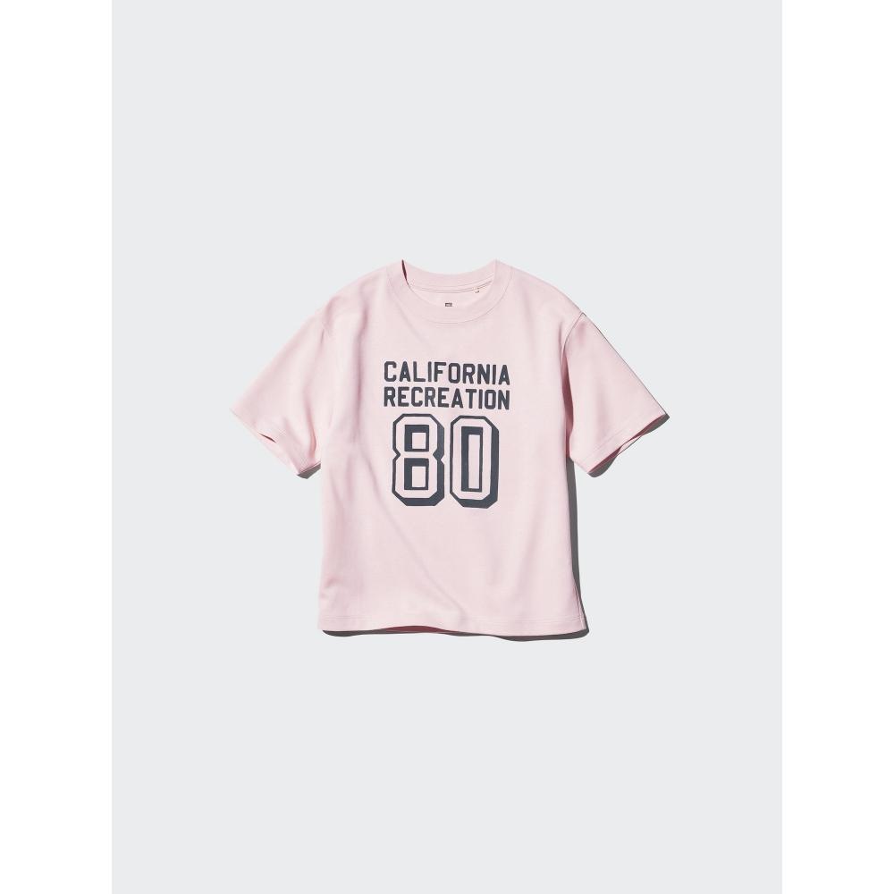 Uniqlo Japan Aerism Cotton Graphic Crewneck Tee