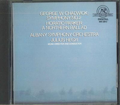 CD JULIUS HEGYI  George W. Chadwick Horatio Parker NW3392 NEW WORLD RECO US Classical Used