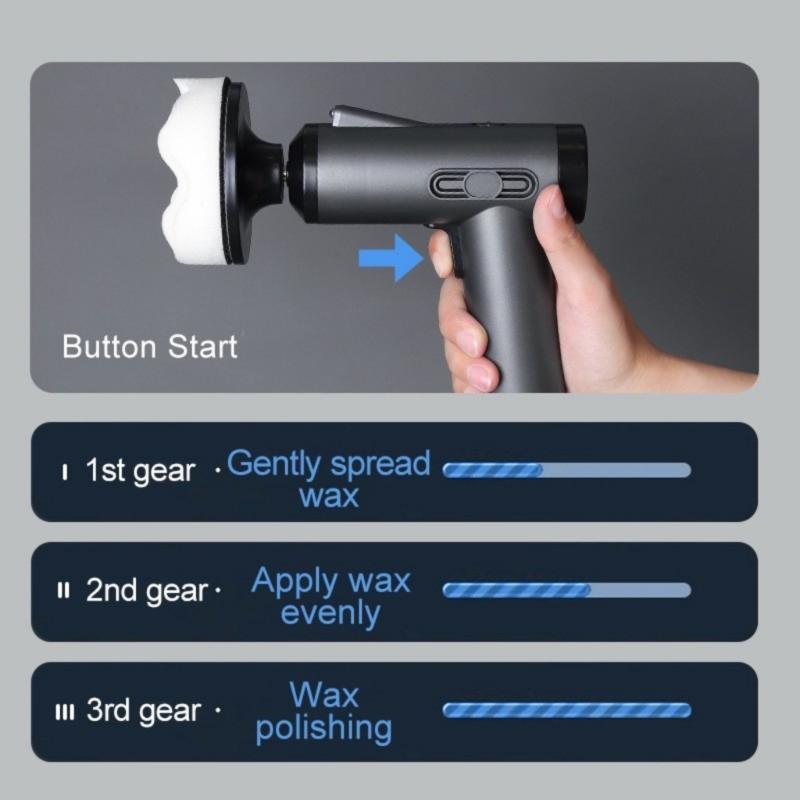 Double Action Car Polisher Electric Car Buffer Polisher Quiet Operation Under 60dB Ideal For Home Professional Use