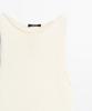 Masimodutti 100% Cotton Contrast Knit Midi Dress