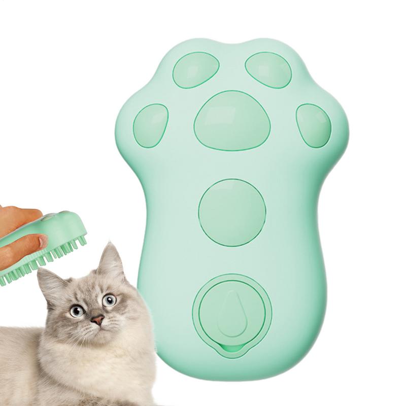 Pet Steam Brush Dog Shedding Steam Massage Comb Cat Cleaning Brush Ergonomic Skin Friendly Pet Deshedding Comb for Veterinarians