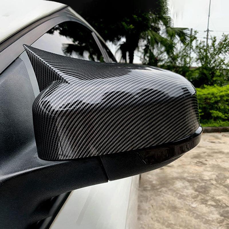 Vhodný kryt zpětného zrcátka pro 08-14 Ford Mondeo MK4 - Vzor karbonových vláken