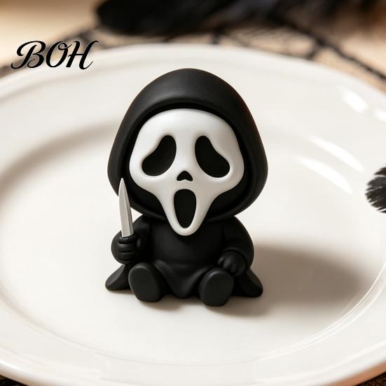 Unique Skeleton Table Ornament Mini Screaming Figurine, 3D Printed Collectible Durable PLA Figure Ornament, Creepy Statue for Desktop Shelf