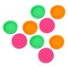 18pcs Can Lid Soft Multiple Colors Silicone Spill Proof Dust Proof Reusable Can Cover for 2.13 Inch Can