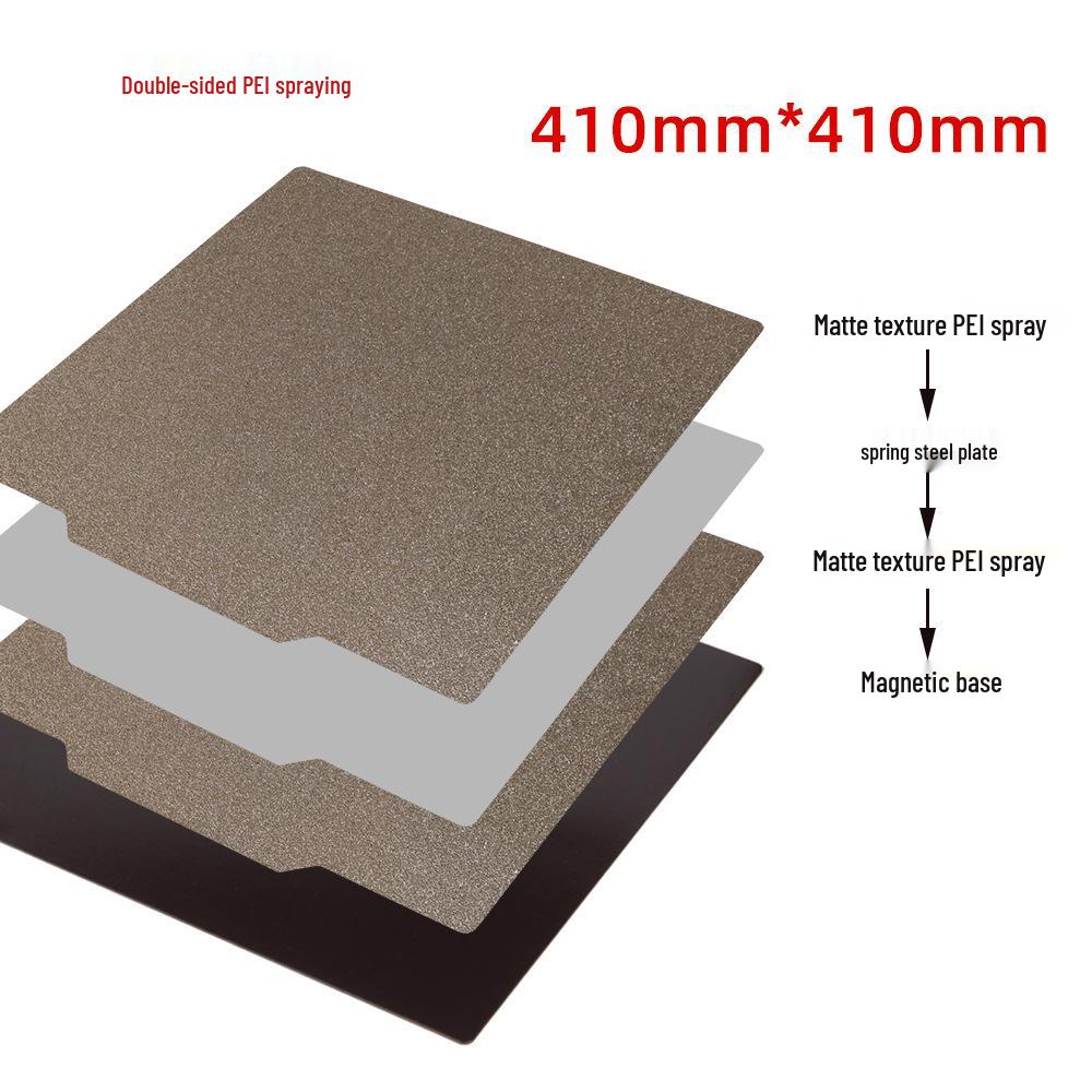 Double-Sided PEI Coated Magnetic Spring Steel Sheet with Voron Aluminum Heated Bed Plate