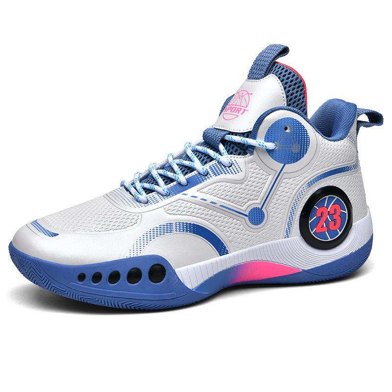 Kobe Basketball Shoes Men's High-top Older Children's Youth Sneakers Non-slip and Breathable Primary School Children's Men's Air Cushion Sneakers