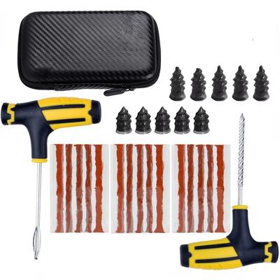 Motorcycle Tire Repair Kit Car Puncture Plug Tools Tyre Puncture Emergency for Tire Strips Stirring Glue Repair Tool Kit