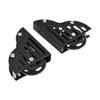Kit de Quincaillerie pour Échelle 2x Roulettes pour Armoires Mobiles Bas de Porte Bibliothèque Coulissante Robuste