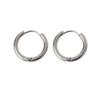 12-Pair Chain Dangle Hoop Earrings for Titanium Steel Fashion for Cross Feather