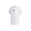 T Shirts Men's White Crew Neck Moderate Straight Fit GJ8908